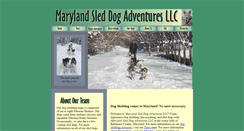 Desktop Screenshot of marylanddogsledding.com